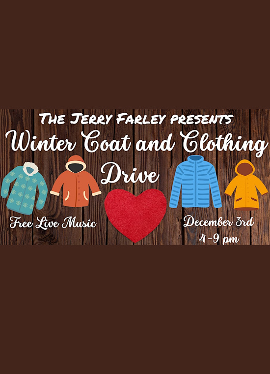 Coat and Clothing Drive for those in need with Free Live Music