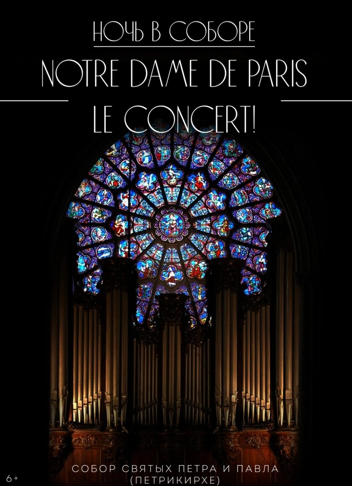 Ночь в соборе «Notre Dame De Paris. Le Concert»