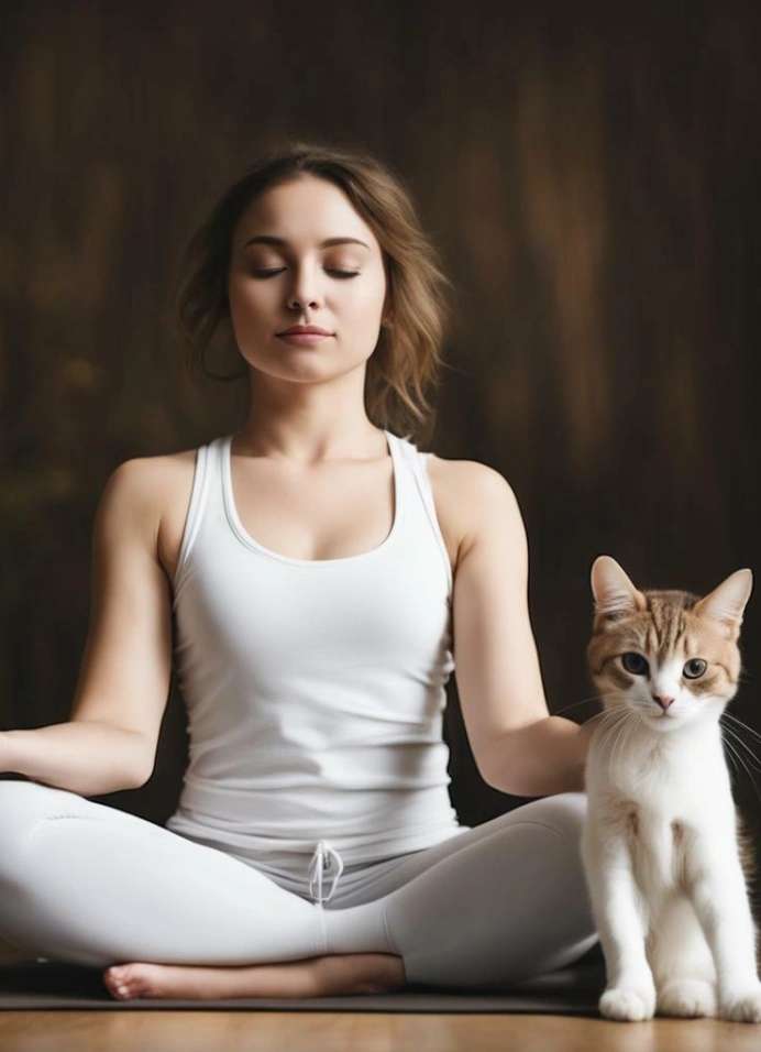 Воскресная йога с котиками