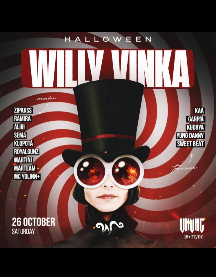 Суббота в VNVNC | Willy Vinka