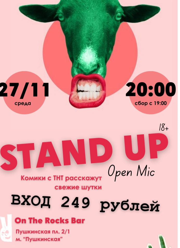 Stand Up на барной стойке