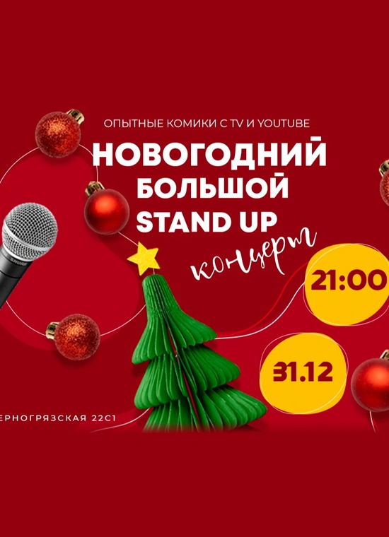 Большой новогодний Stand Up концерт | 31 декабря