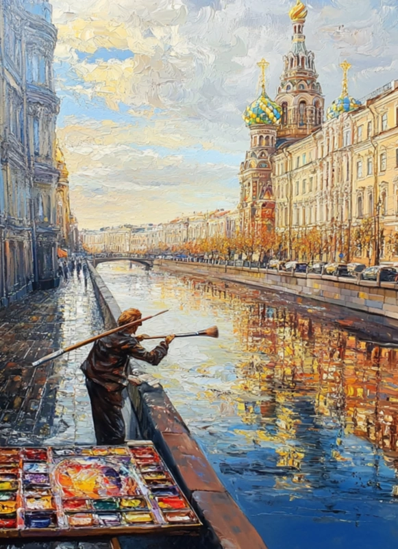 Питер на холсте