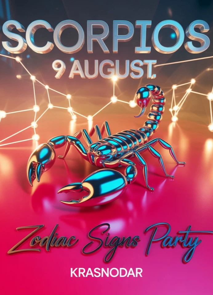 Вечеринка по знакам зодиака: scorpios gala