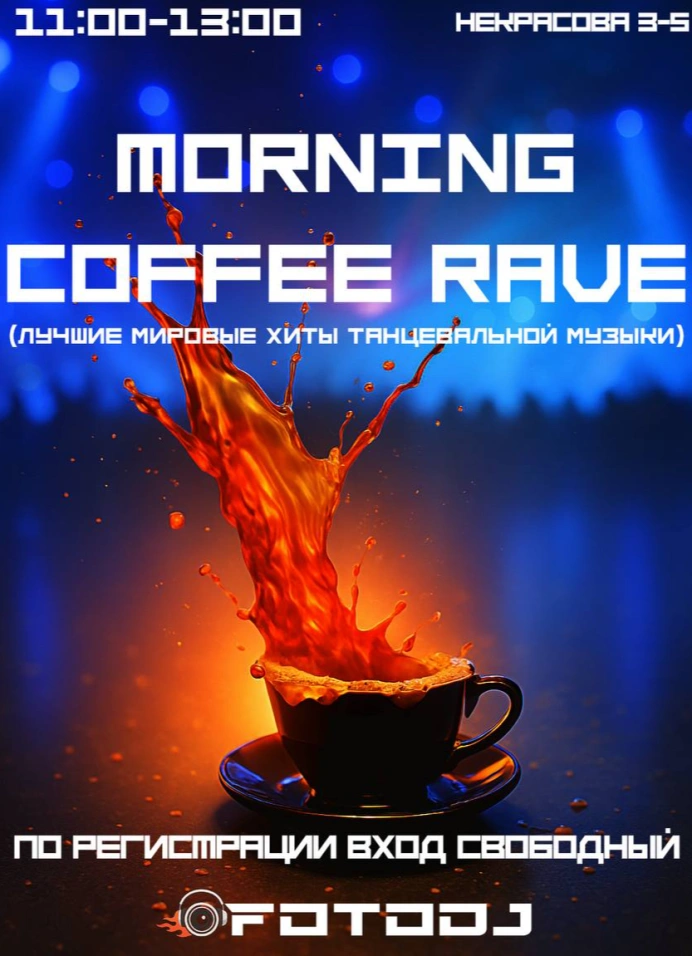 Morning coffee rave: Foto DJ