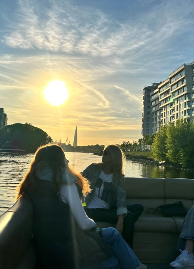 Утренняя Петроградка на катере