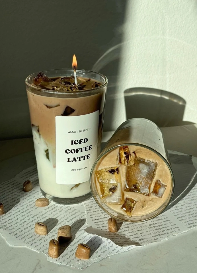 [sold out] Свеча «Ice latte»