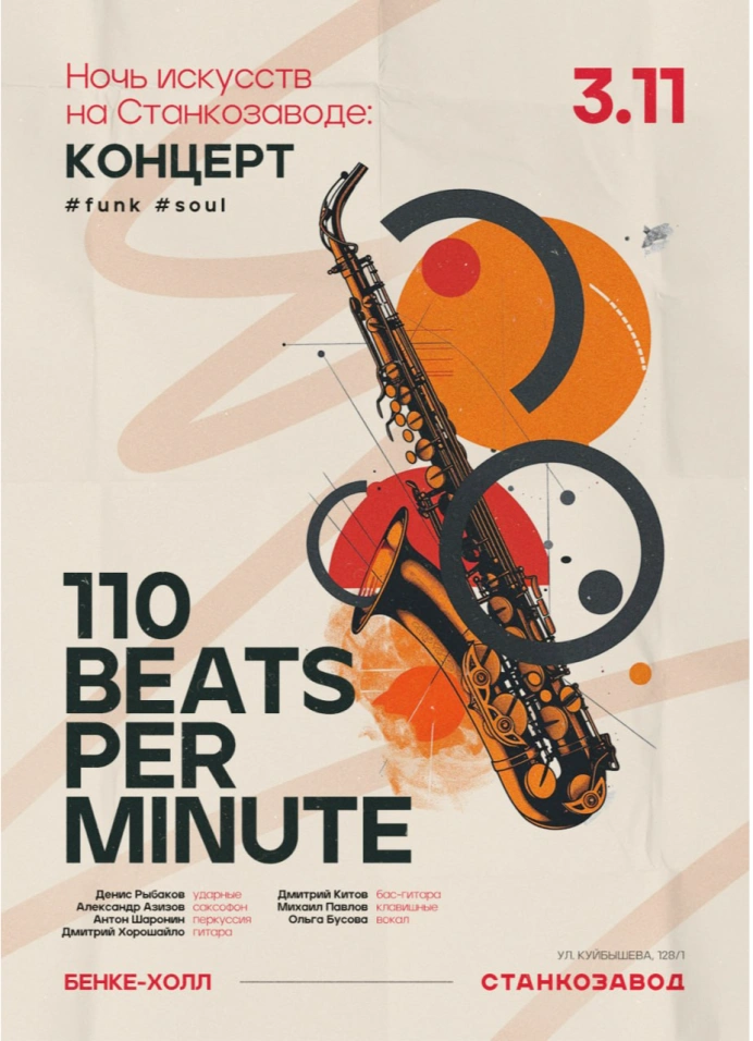 110 beats per minute