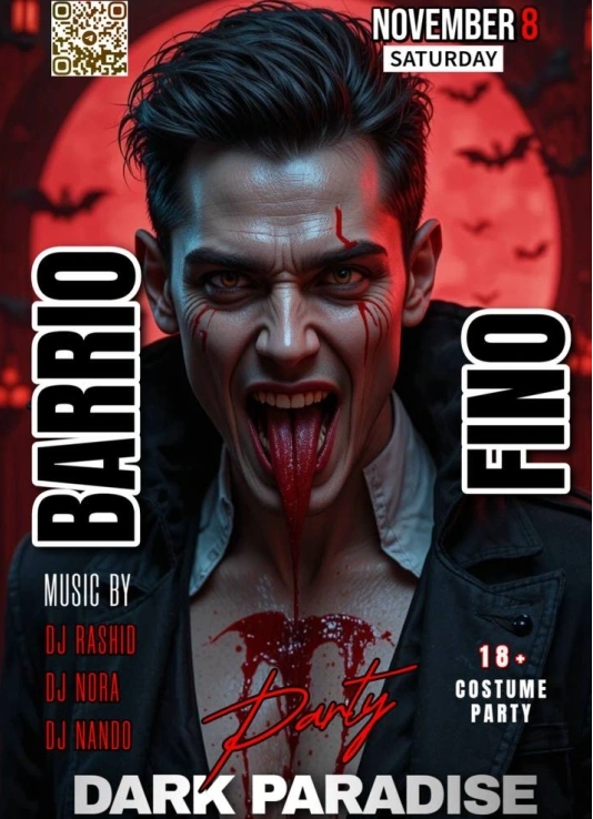 Barrio Fino — Dark Paradise Costume Party