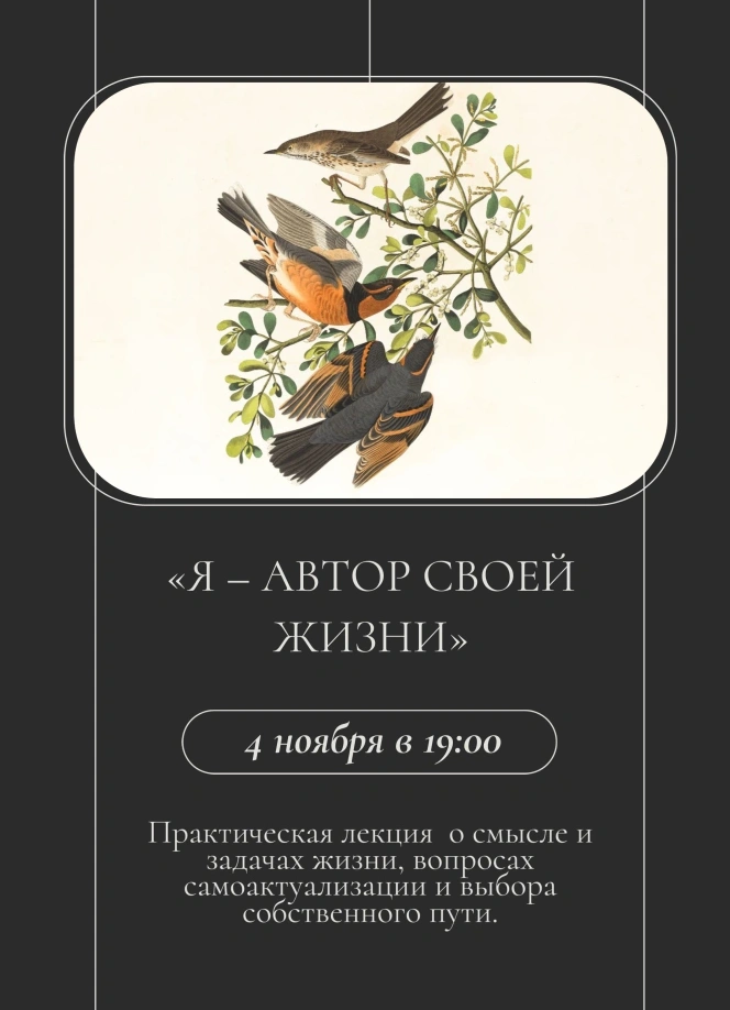 Я – автор своей жизни