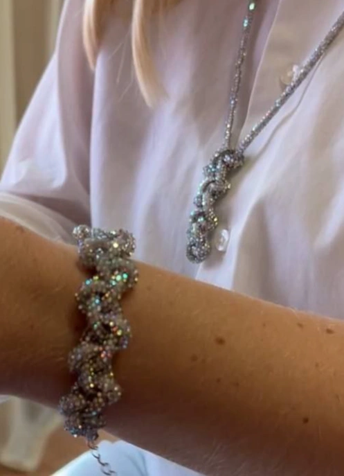 Блестящее макраме