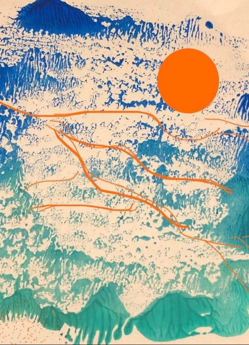 Открытки в технике монотипия