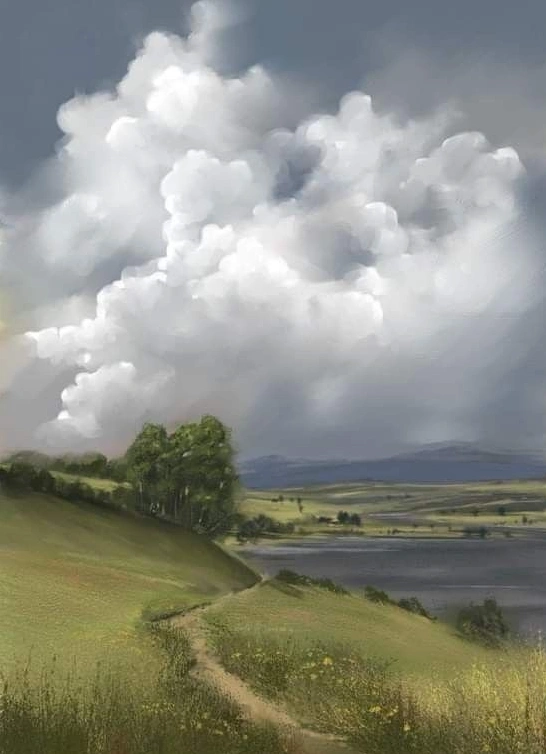 Пейзаж маслом