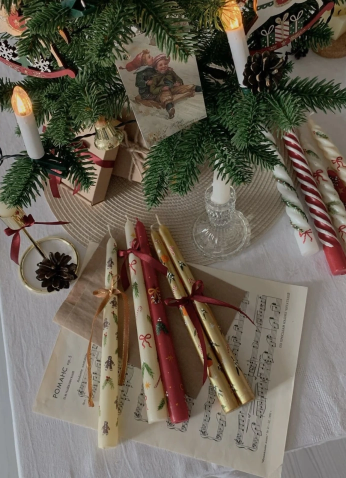 Создание и роспись катаных свечей