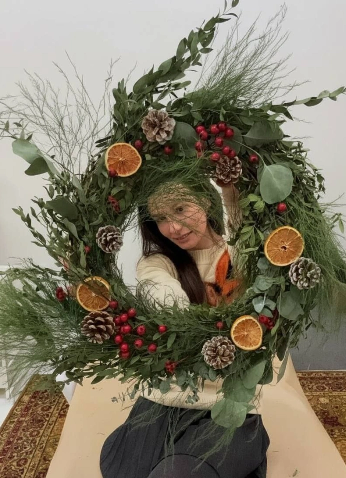 Мастер-класс «Рождественский венок»