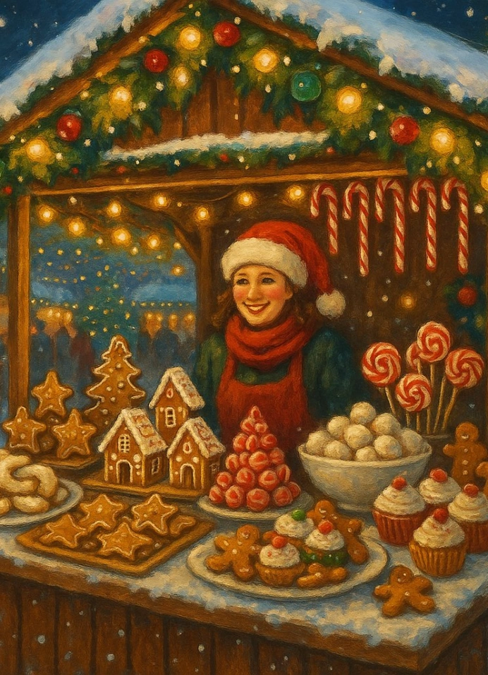 Новогодняя ярмарка кондитерских изделий