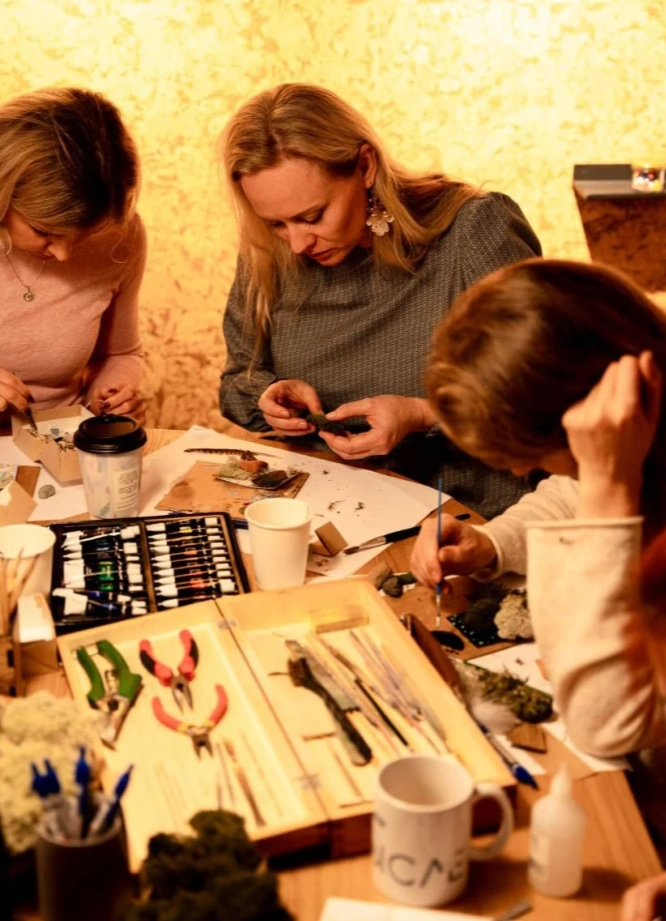 Арт-терапия: «Новогодняя композиция из природных материалов»