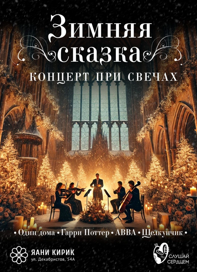 Концерт при свечах «Зимняя сказка в старинном соборе»