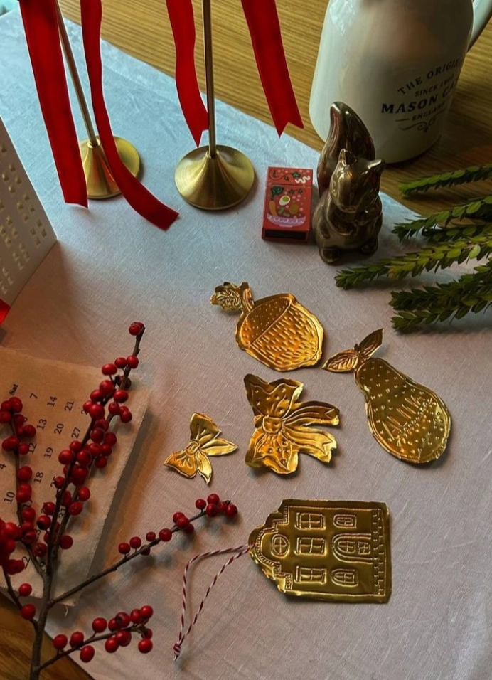 Ёлочные игрушки из фольги