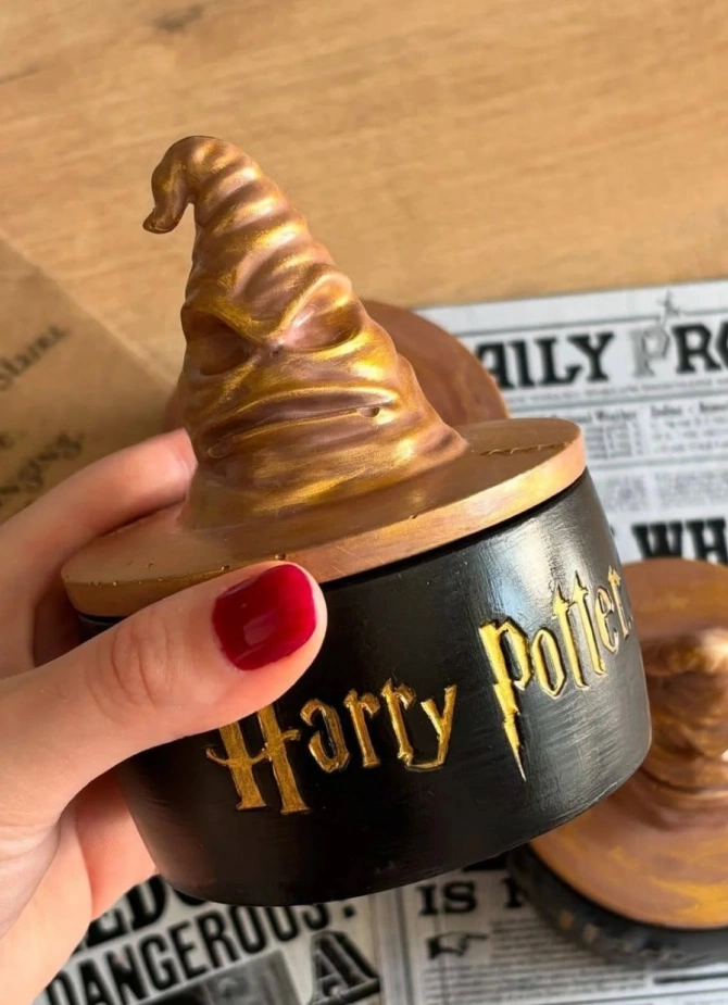 Harry Potter Party: Роспись шкатулки и свечи