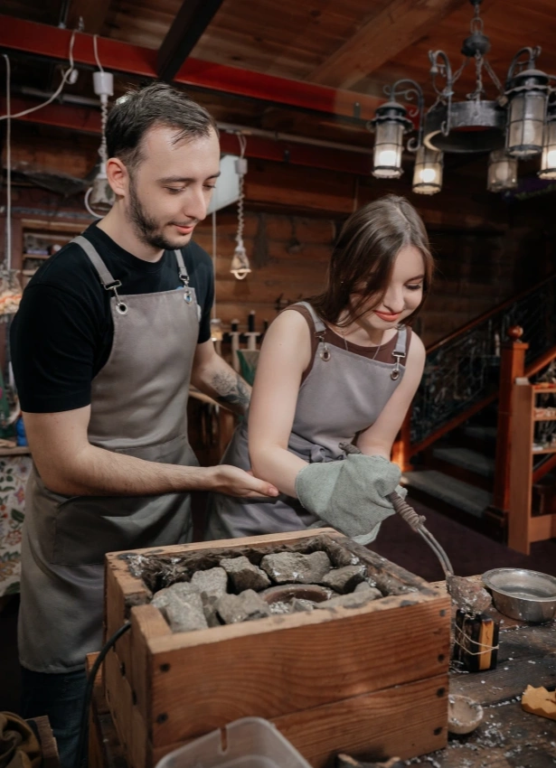 Мастер-класс по отливке ювелирных украшений из олова