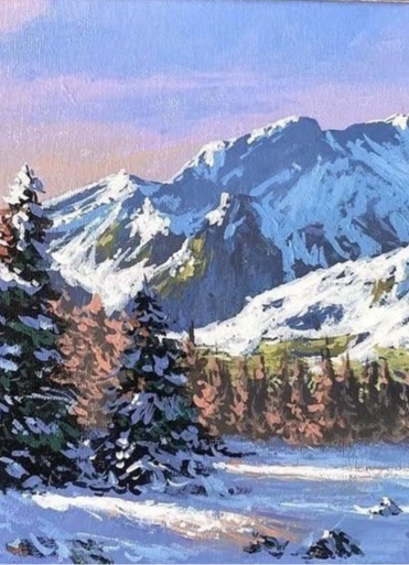 Картина акрилом