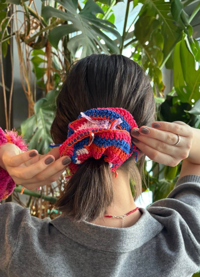 Мастер-класс по вязанию объемных резинок для волос