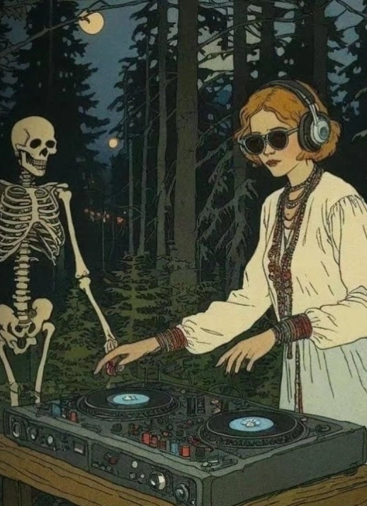 Арт-девичник по мотивам русской сказки в стиле Ивана Билибина