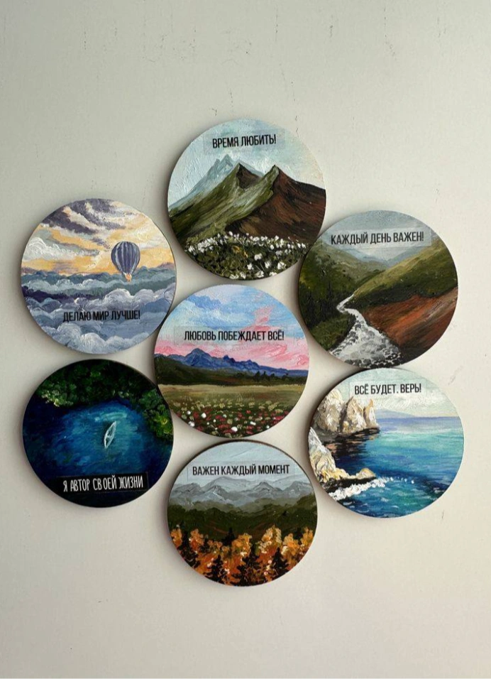 Роспись магнитов