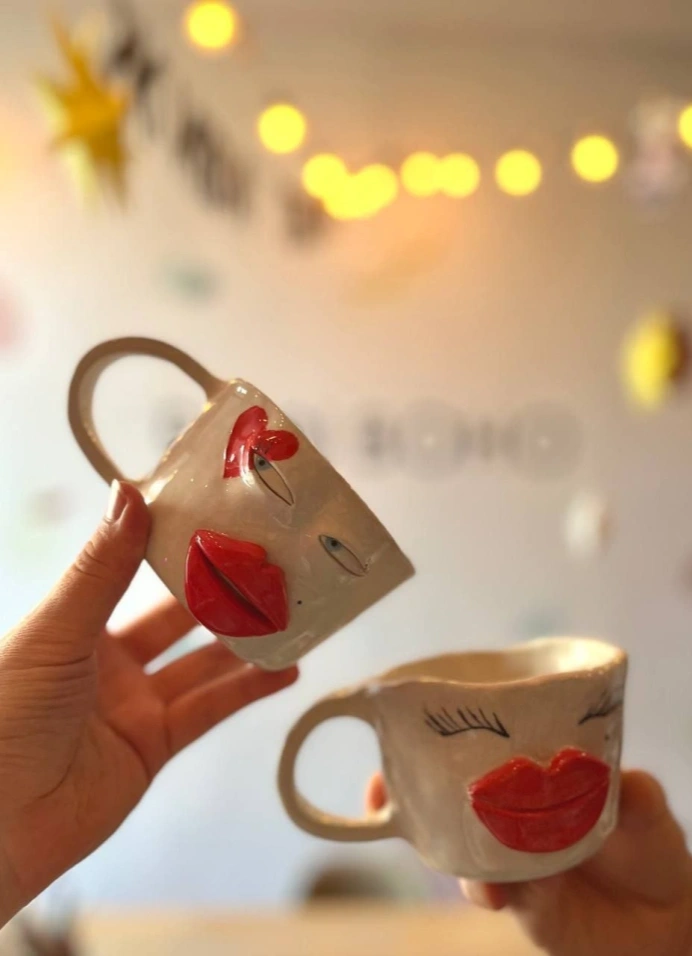 Теплый вечер при свечах. Чайная пара