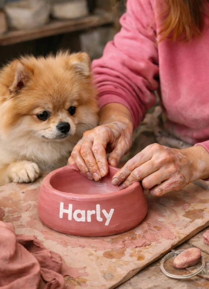 Создание миски для собак с Harly