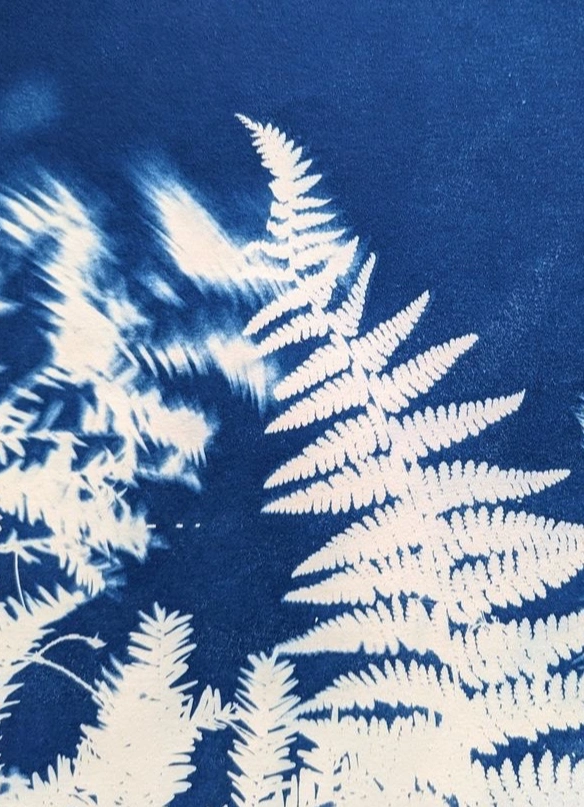 Шоппер в технике Цианотипия