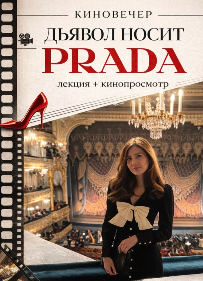Кинопросмотр + лекция «Дьявол носит Prada»