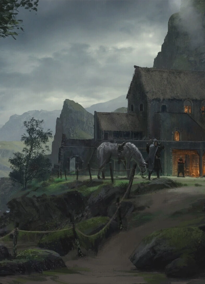 Одной Лунной Ночью, Недалеко от Флана