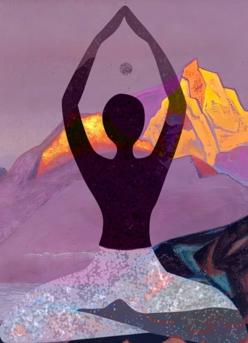 Йога в живых полотнах Рериха. Путь в Шамбалу