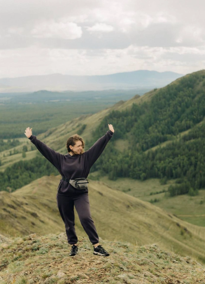 Хребет Нурали и озеро Аушкуль